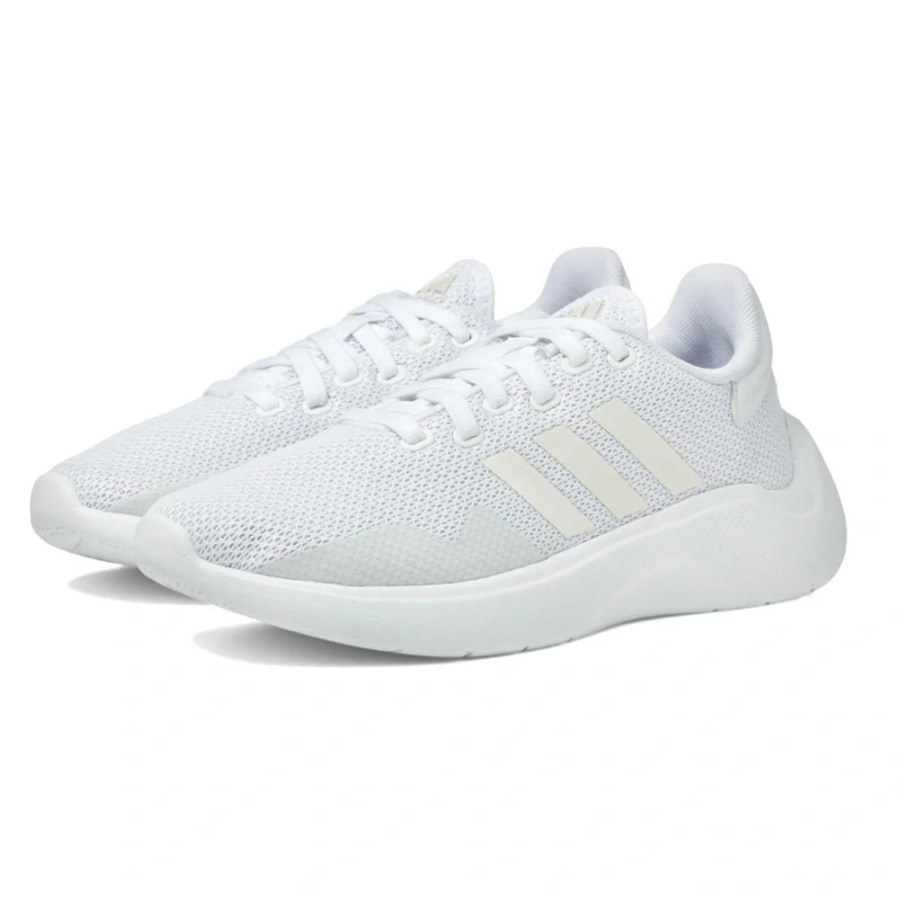 ADIDAS • White Puremotion 2.0 Sneakers Athletic Gym Running Shoes Includes Box